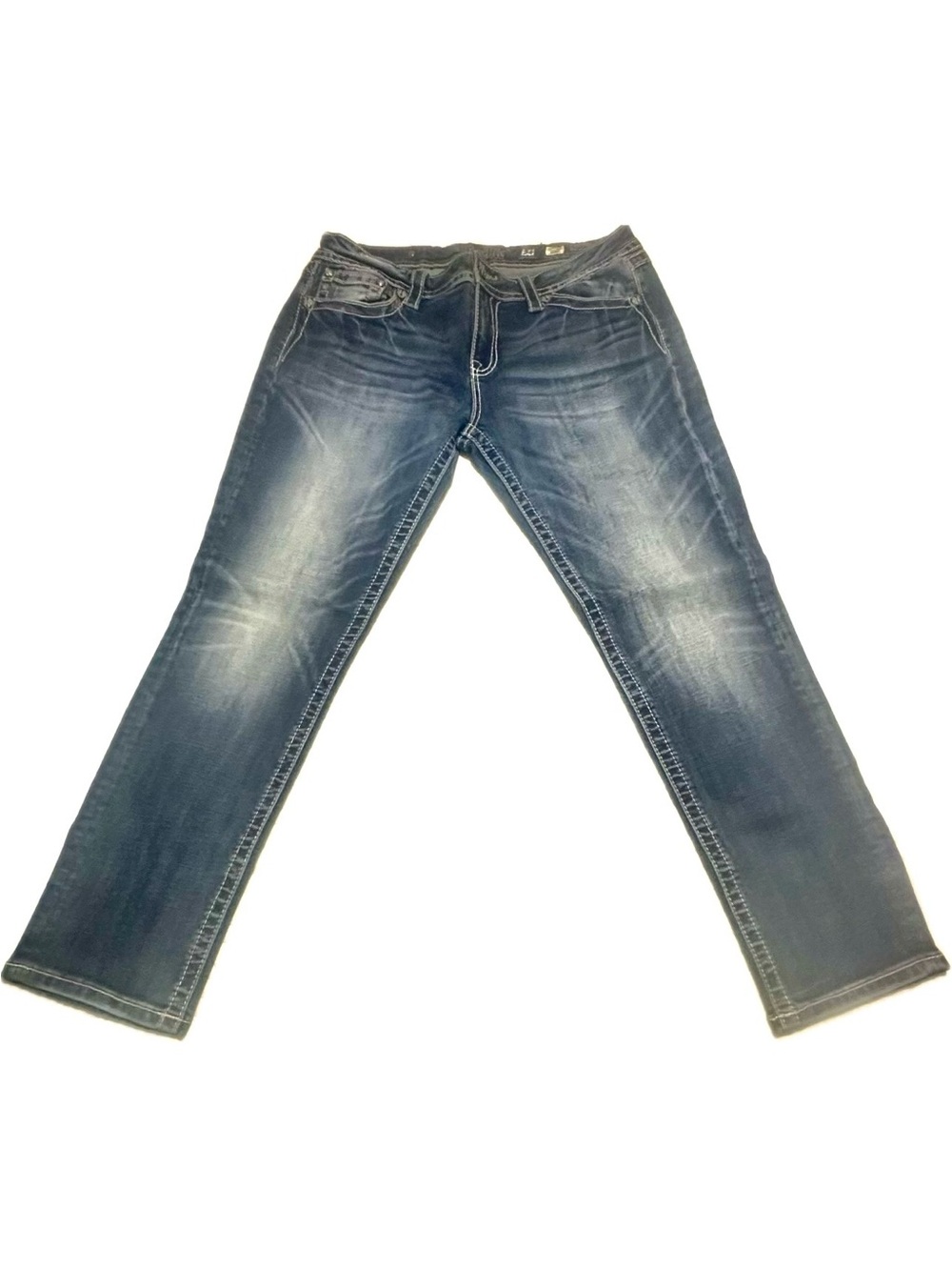 Miss Me Skinny Jeans in Dark Blue Wash